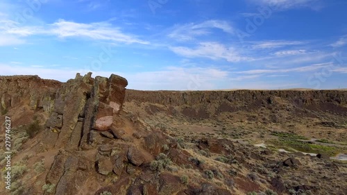 Frenchman Coulee in Quincy Washington State U.S.A photo