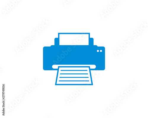 Printer Icon symbol vector