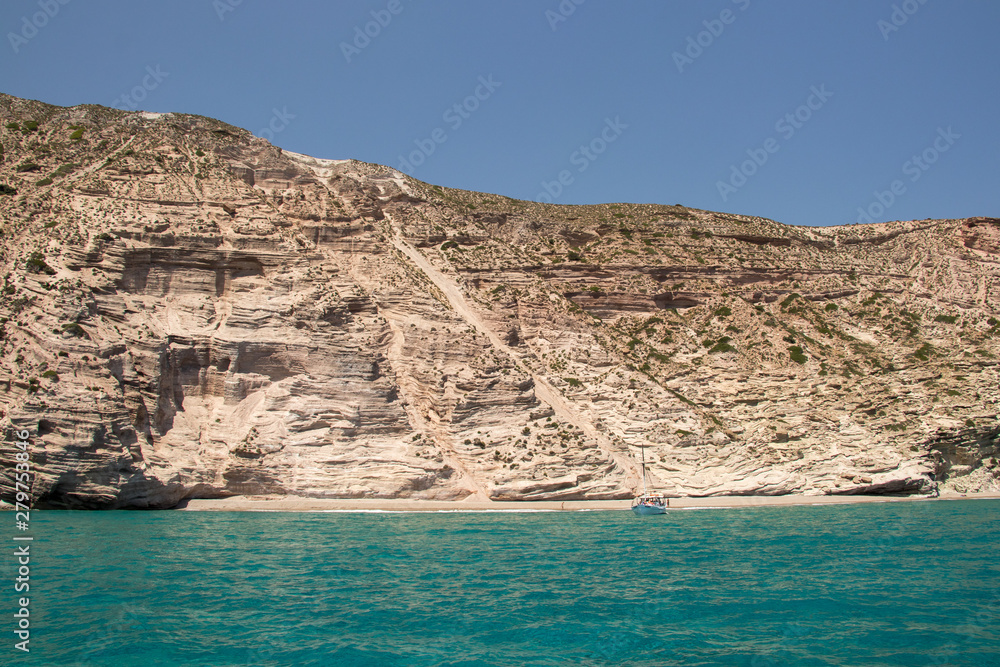 Kalamos Beach beach on Milos island Kalamos Beach beach on Milos island