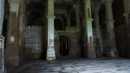 Heritage Jami Masjid also known as Jama mosque in Champaner, Gujarat state, western India, is part of the Champaner-Pavagadh Archaeological Park. Jami Mosque is UNESCO World Heritage Site. photo
