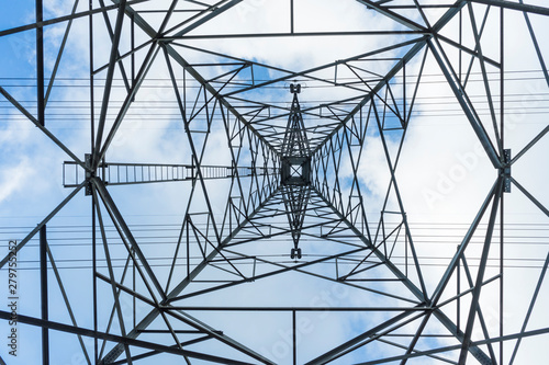 The structure of  high voltage power pole