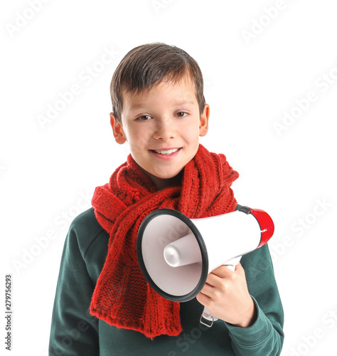 Little film director with m...