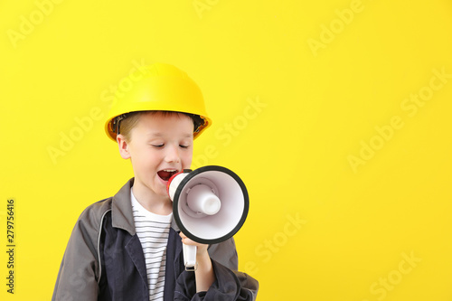 Cute little foreman with me...