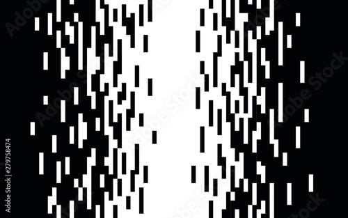 Speed lines Gradient seamless pattern Vector texture Fast effect design Black elements on white background