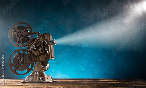 Old style movie projector, ...