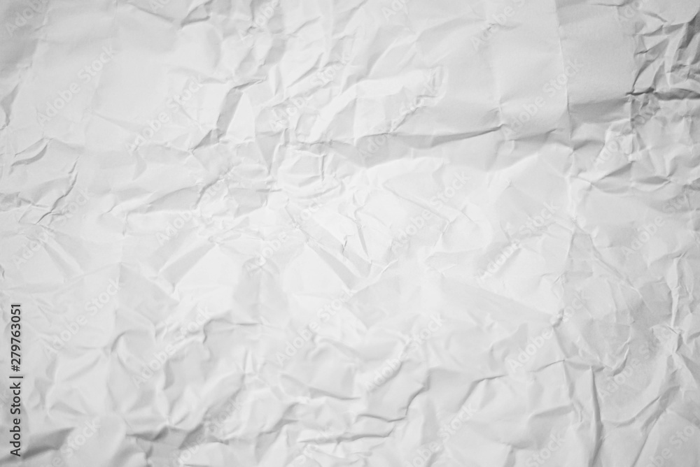 Crumpled old grey and white paper texture Crumpled old grey and white paper texture