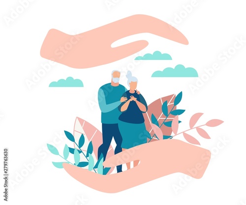 Flat Banner Protection for Senior Family Members. 