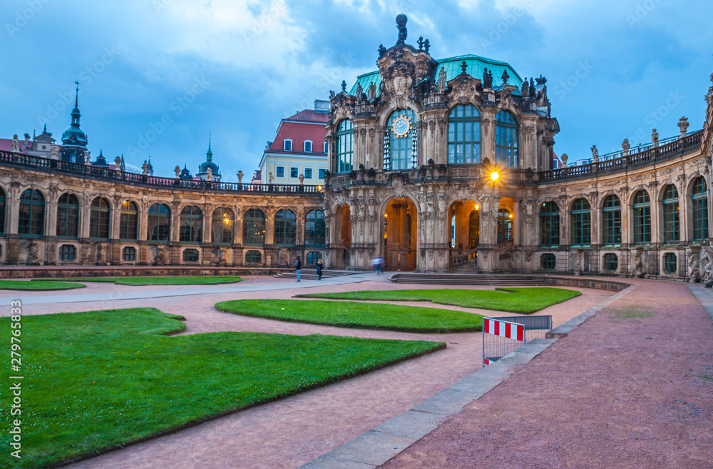 Zwinger palace in Dresden, Saxony, Germany