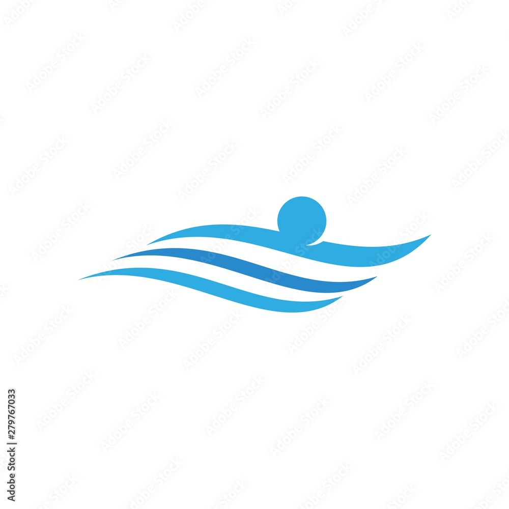 Swimming sport logo Swimming sport logo