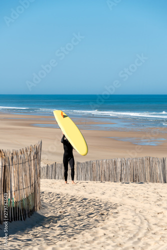 HOURTIN PLAGE (Gironde, France), sur la côte Atlantique photo