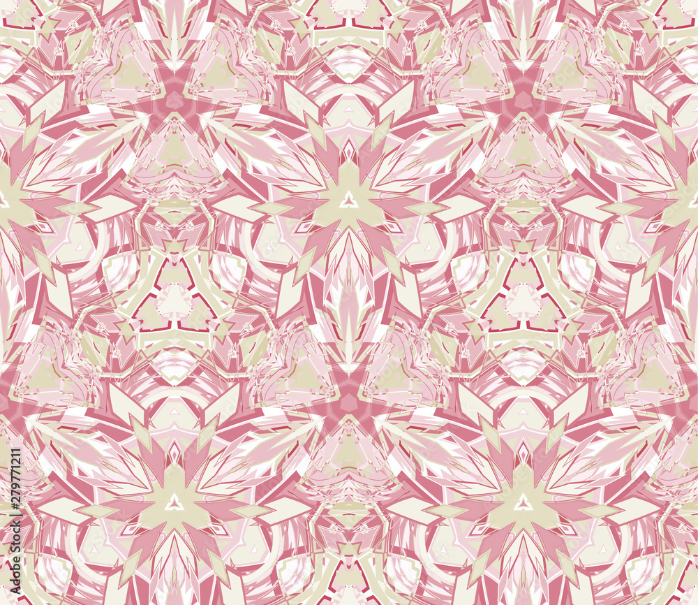 Seamless pattern consisting of colored abstract shapes. Useful as design element for texture and artistic compositions. Seamless pattern consisting of colored abstract shapes. Useful as design element for texture and artistic compositions.