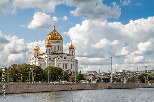 Moscow, Russia. Cathedral of Christ the Saviour