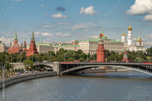 Moscow, Russia. Kremlin, Grand Kremlin Palace and Ivan the Great Bell-Tower