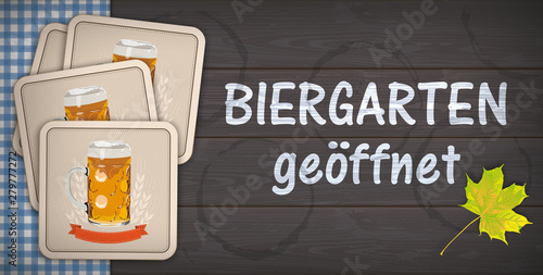 Biergarten Geöffnet