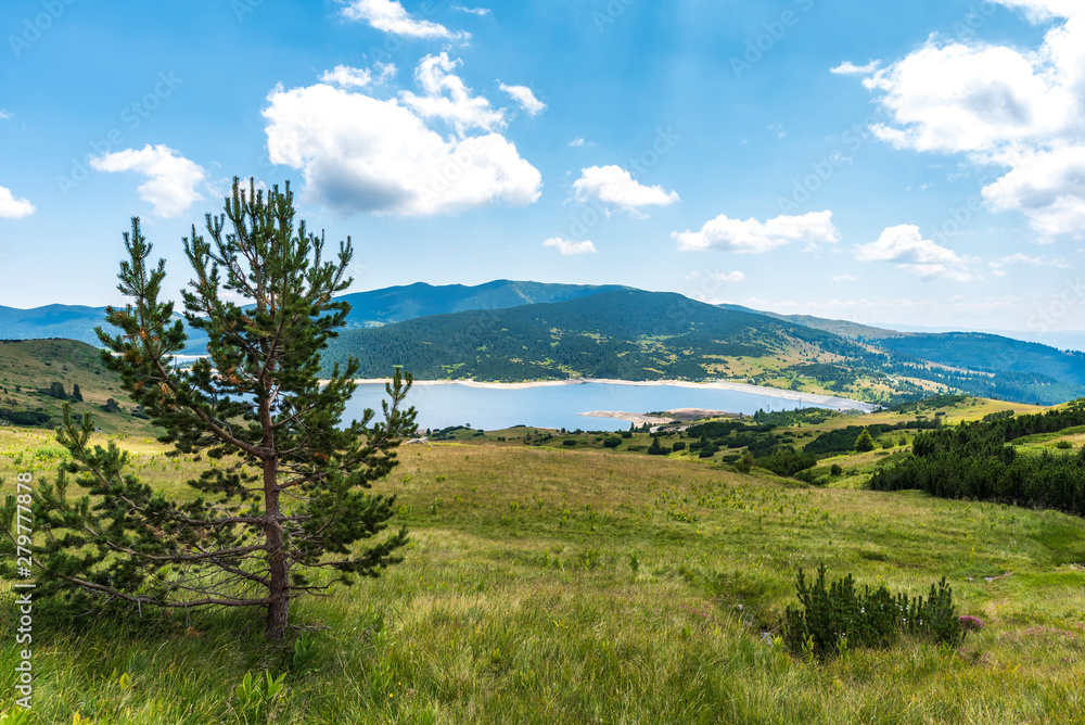 Beautiful summer mountain panorama view from Rila Mountain, Bulgaria Beautiful summer mountain panorama view from Rila Mountain, Bulgaria