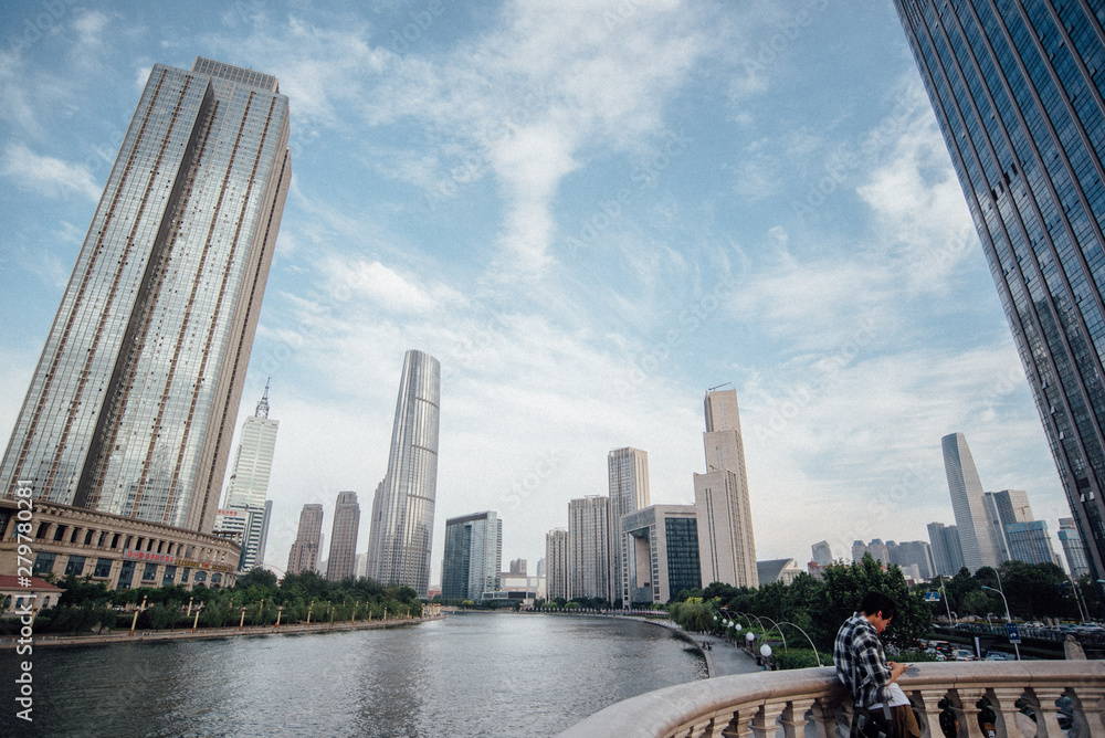 Fototapeta premium view of city