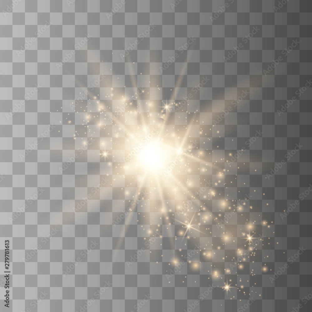 Gold glowing light Gold glowing light