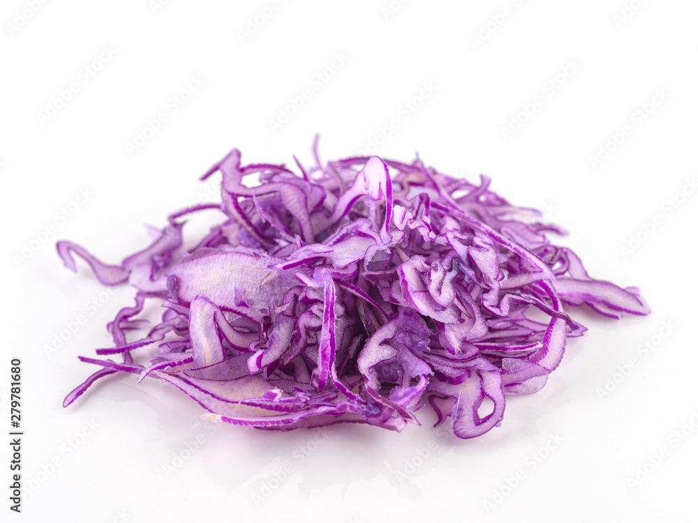 Close up background isolated a bunch of silky purple cabbage, Cabbage cut into thin strips, Vegetables that are used as a mixture of salads Close up background isolated a bunch of silky purple cabbage, Cabbage cut into thin strips, Vegetables that are used as a mixture of salads