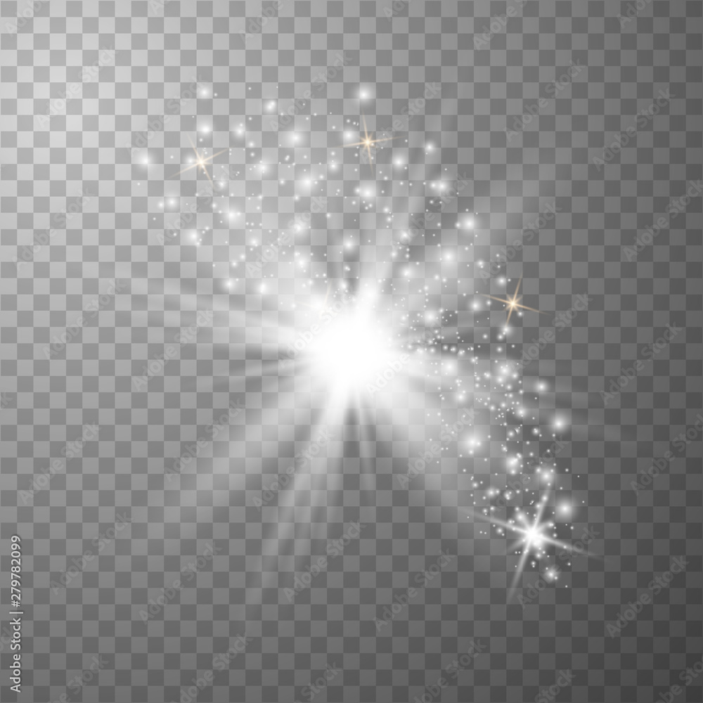 White glowing light White glowing light