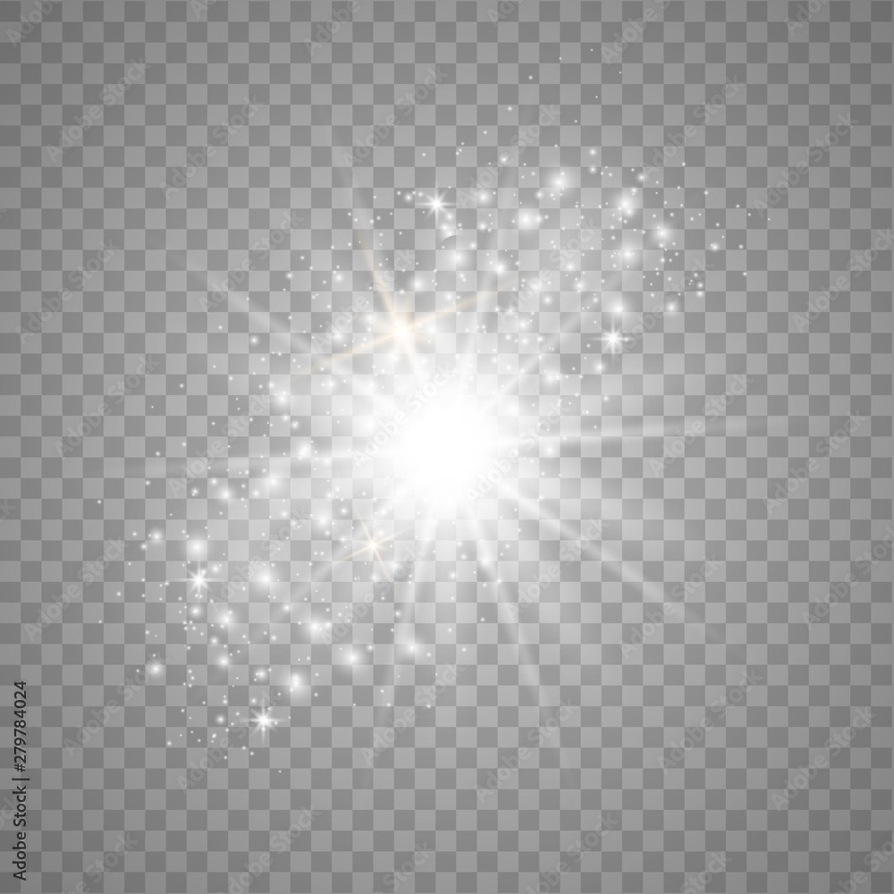White glowing light White glowing light