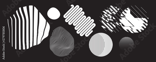 Vector Abstract Shape Geometric universal design form