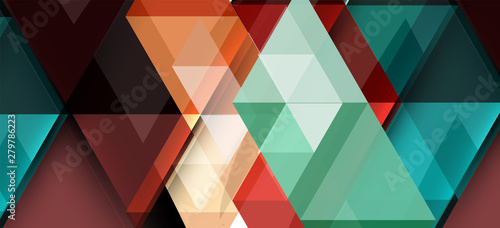 Modern mosaic triangle template background, great design for any purposes. Abstract geometric graphic design triangle pattern. Geometric line pattern.