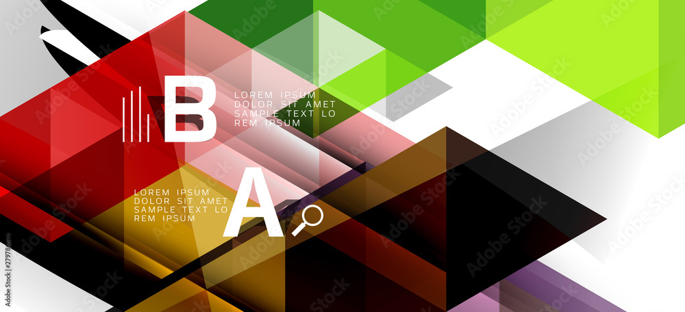 Abstract triangle pattern, colorful backdrop. Presentation template. Modern textured shape. Trendy modern style Abstract triangle pattern, colorful backdrop. Presentation template. Modern textured shape. Trendy modern style
