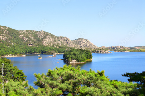 Samil lake, Kangwon Province, North Korea (DPRK)