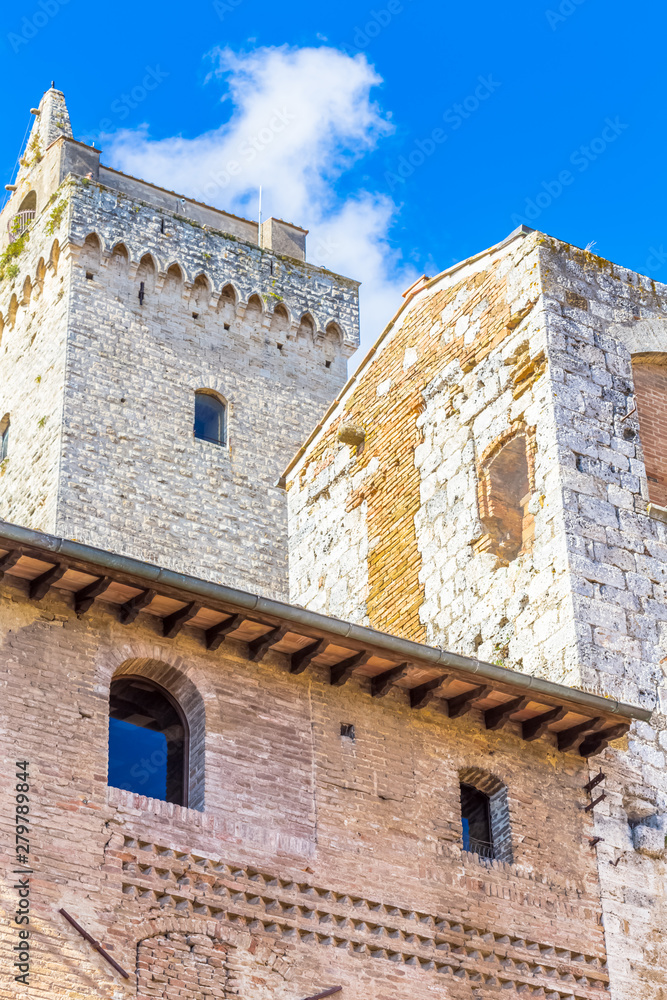 tower of San Gimignano, Tuscany, Italy 