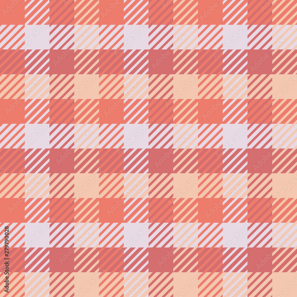 Plaid or tartan vector is background or texture in many color Plaid or tartan vector is background or texture in many color
