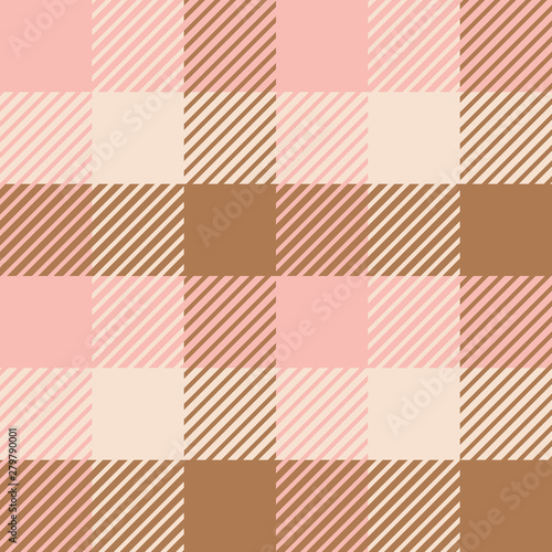 Plaid or tartan vector is background or texture in many color