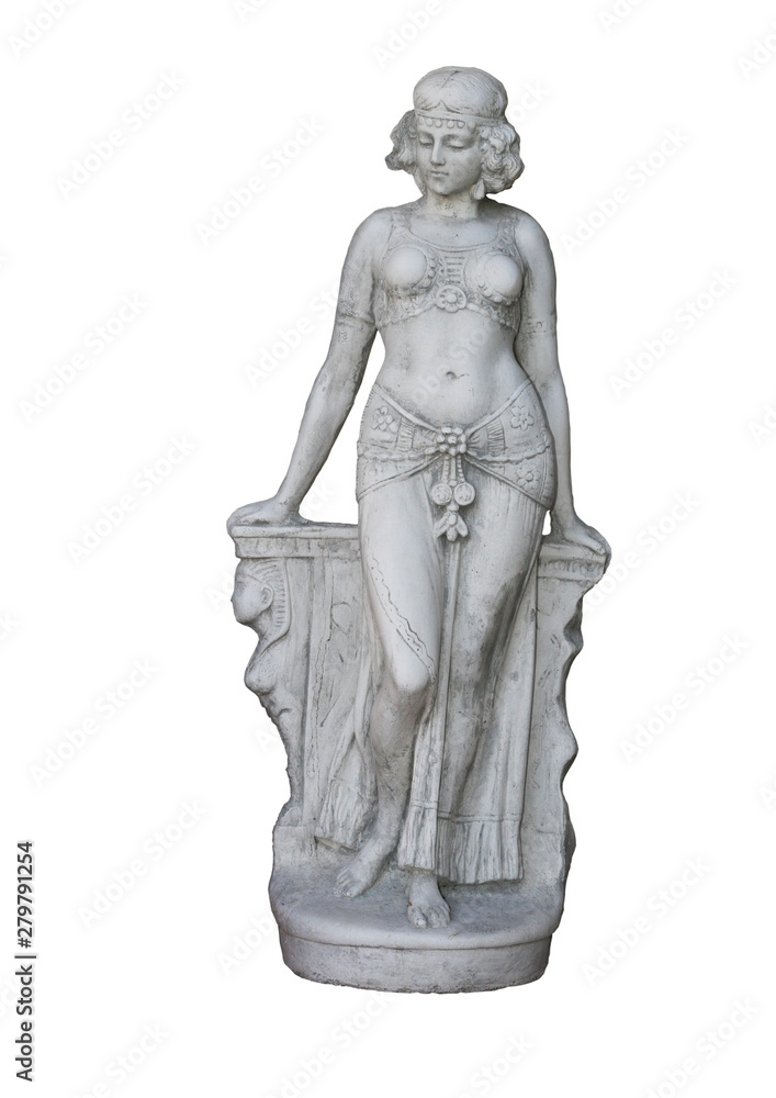 statue isolated on white background