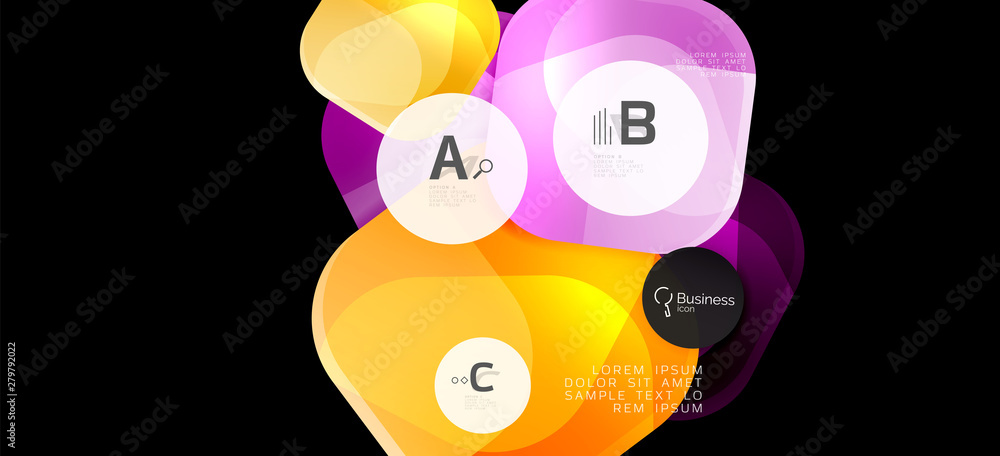 Retro colorful geometric background - circles on black, great design for any purposes. Creative minimal concept Retro colorful geometric background - circles on black, great design for any purposes. Creative minimal concept
