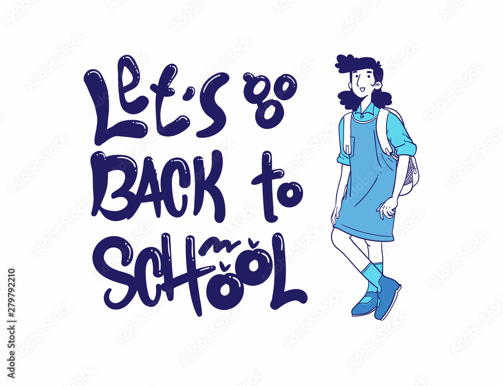 Back to School vector Illustration