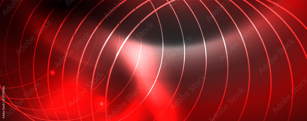 Shiny neon techno template. Neon lines background, 80s style laser rays Shiny neon techno template. Neon lines background, 80s style laser rays