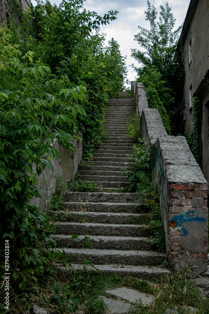 old stone stairway to heaven