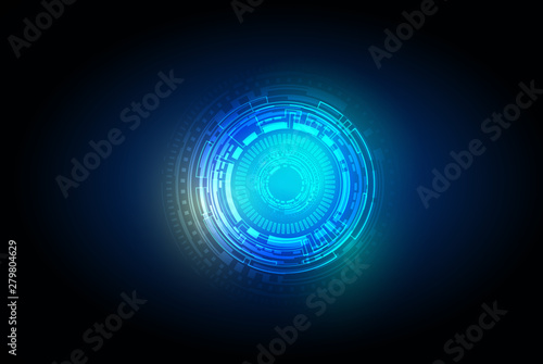 Cyberspace style  Technology abstract  hi-tech and sci-fi concept  Vector illustration background. - Vector