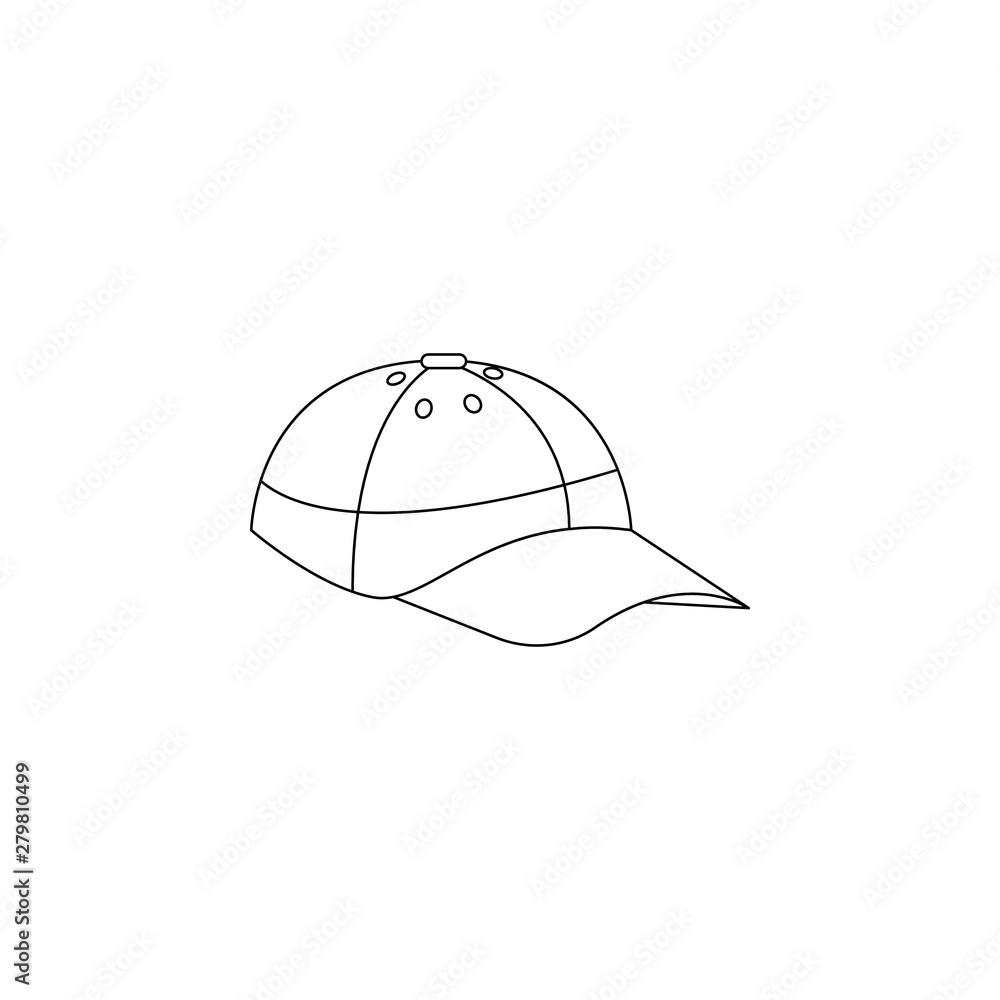 fan cap icon. Element of russian fan atributs for mobile concept and web apps icon. Outline, thin line icon for website design and development, app development fan cap icon. Element of russian fan atributs for mobile concept and web apps icon. Outline, thin line icon for website design and development, app development