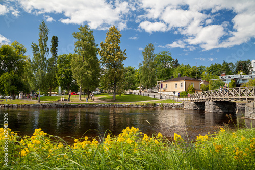 Fototapeta Naklejka Na Ścianę i Meble -  Savonlinna, Southern Savonia, Finland, summer 
