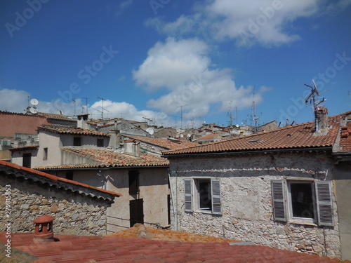 the roofs of Vallauris