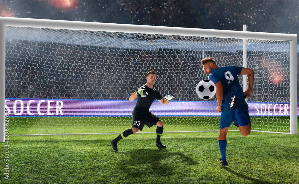 Naklejka premium Soccer