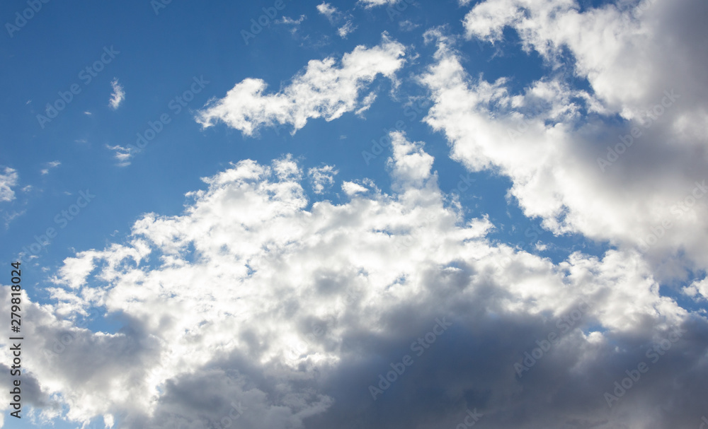 Blue sky background with clouds. Panorama Blue sky background with clouds. Panorama