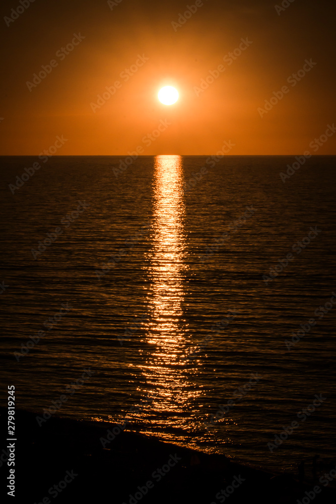 Fototapeta premium sunset on the sea