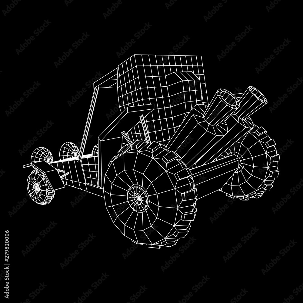 Off road dune buggy car. Terrain vehicle. Outdoor car racing, extreme ...