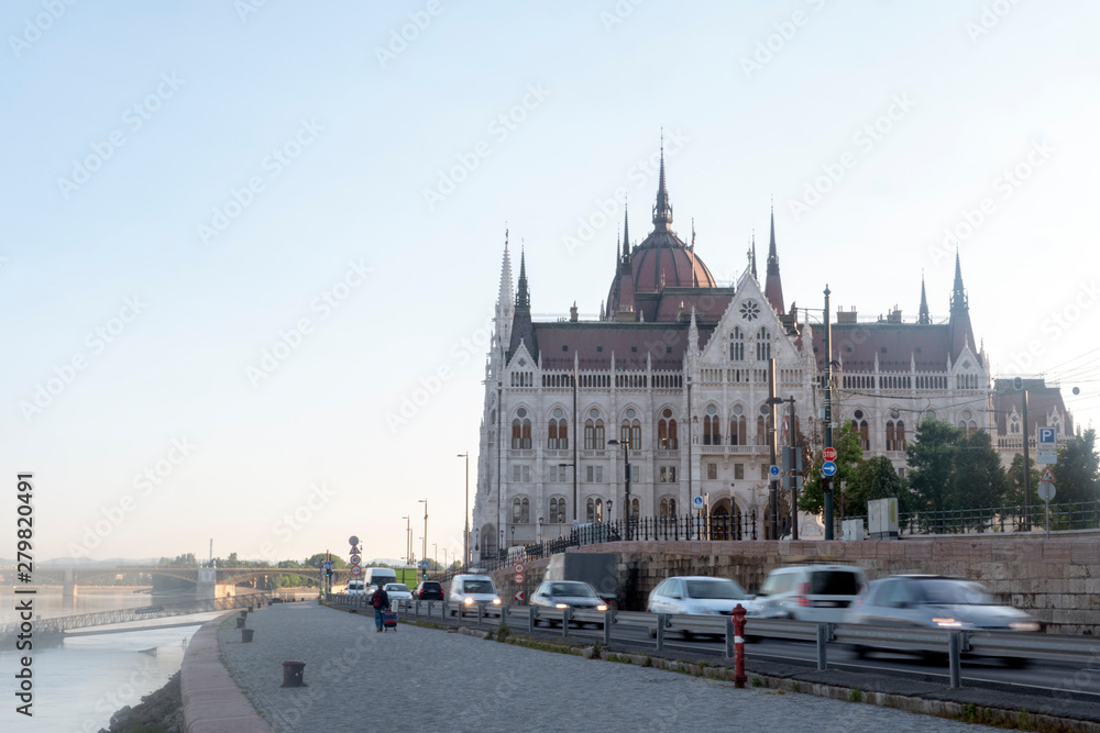Obraz premium Budapest. The building of the Hungarian Parliament.