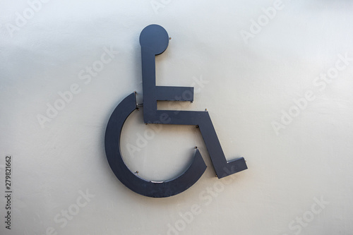 Canvas-taulu Toilets big icon