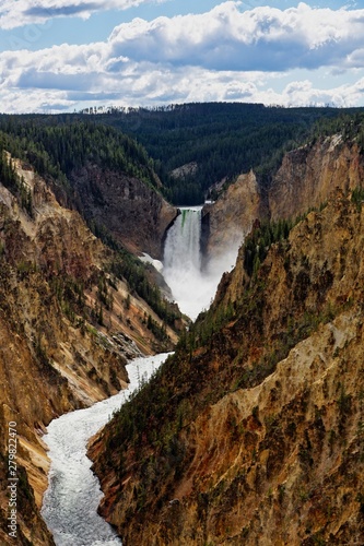 Lower Falls und Yellowstone River