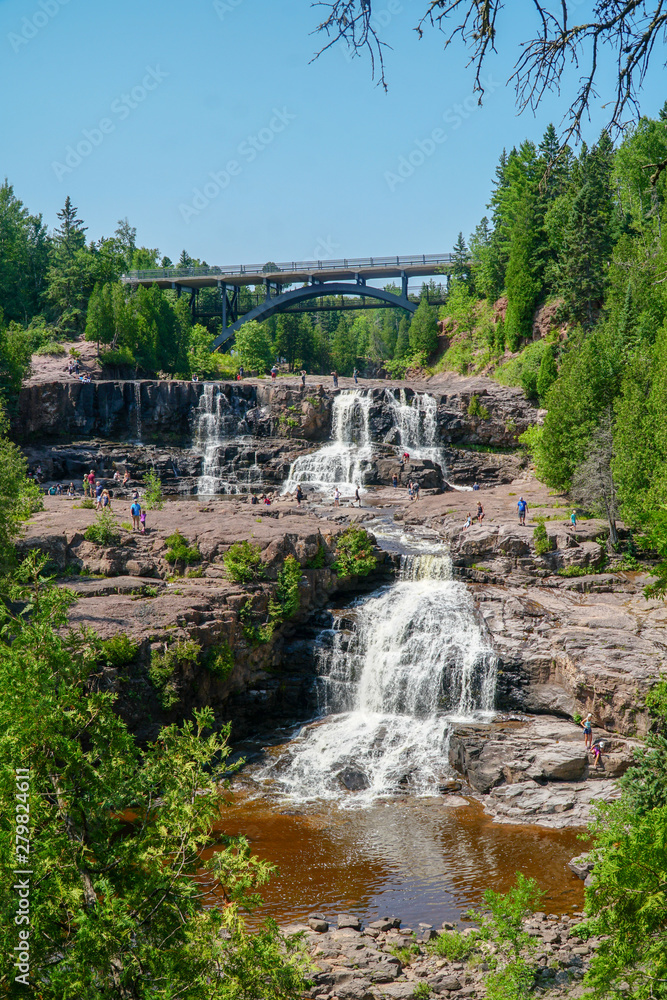 Obraz premium Water Fall in Minnesota