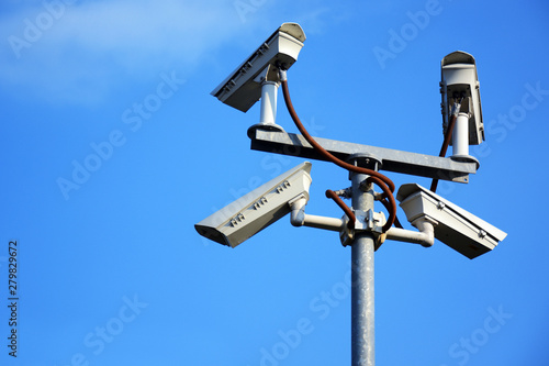 Security cameras to ward off violence, trespassing, burglary or theft