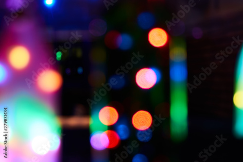 abstract night lights background texture